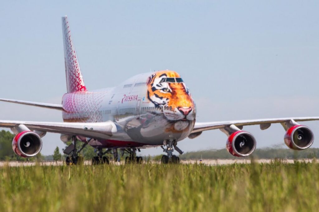 Boeing 747-400 авиакомпании Россия
